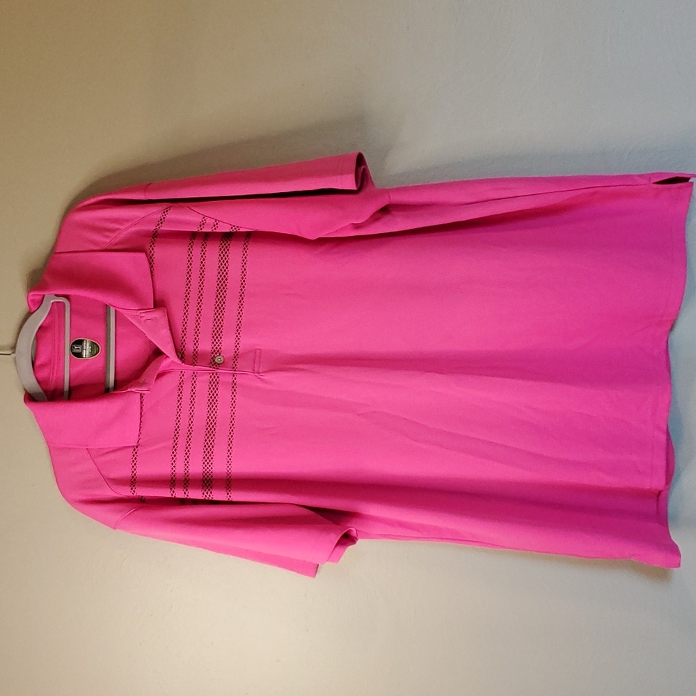 PGA Tour pro series men's polo shirt. Dark pink, size XXL